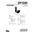 SONY SPPID200 Manual de Servicio