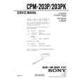 SONY CPM203PK Catálogo de piezas