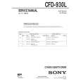 SONY CFD930L Manual de Servicio