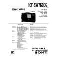 SONY ICFSW7600G Manual de Servicio