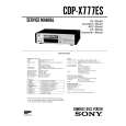 SONY CDPX777ES Manual de Servicio