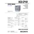 SONY HCDCP101 Manual de Servicio